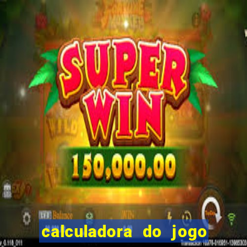 calculadora do jogo do bicho